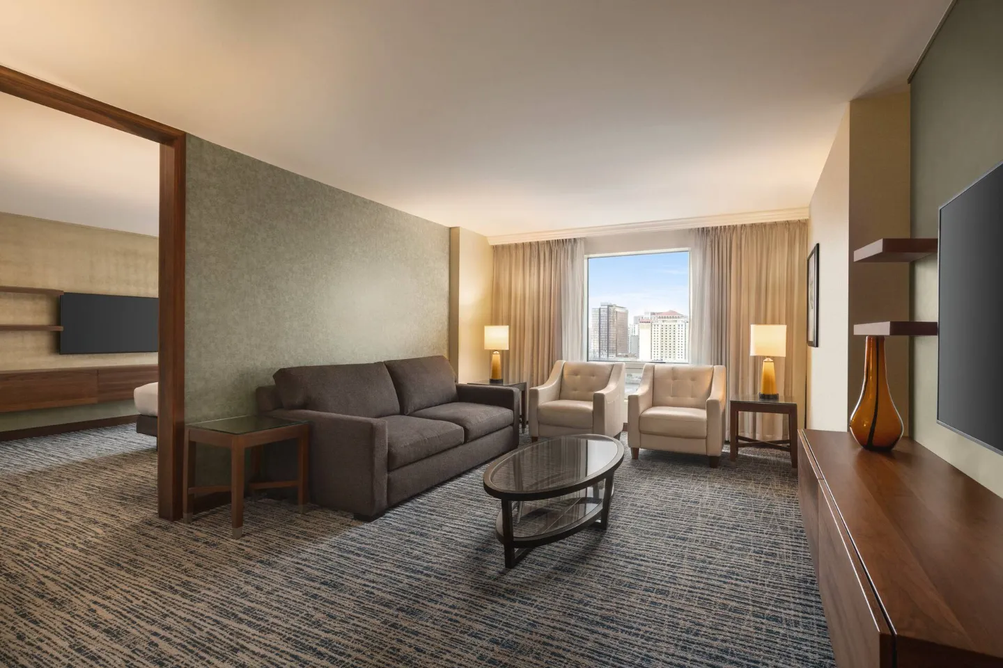 Guest suite living space