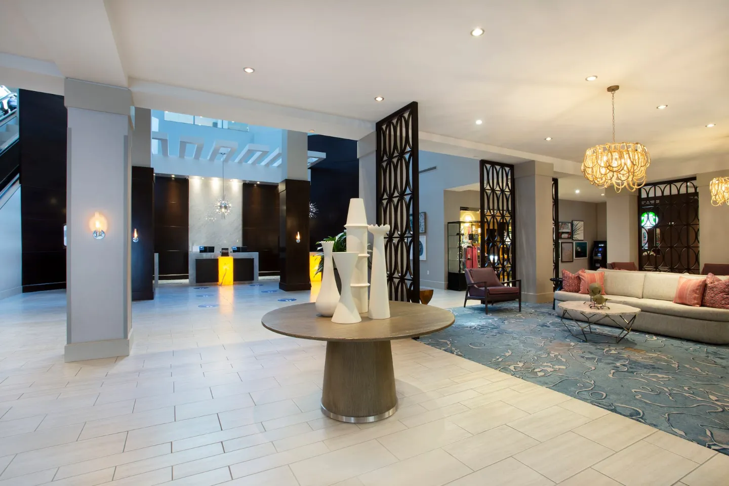 Hotel lobby